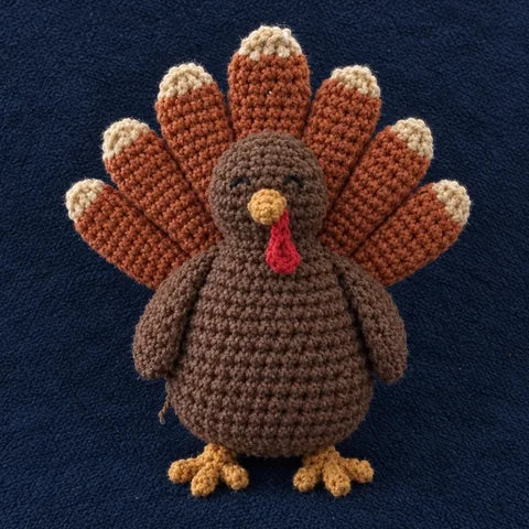El guajolote tejido a crochet